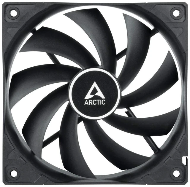 Alt view image 3 of 5 - ARCTIC F12 (5 Pack) - PC Fans, 120mm Standard Case Fan, Low Noise, Quiet Motor, Computer, Fan Speed: 1350 RPM - Black
