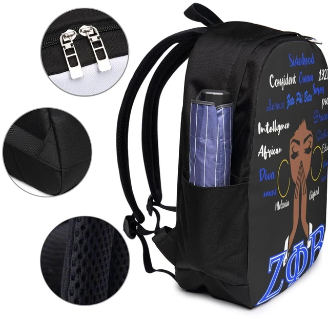 Alt view image 2 of 4 - WANGYAAOLONG Sorority Gifts for Women Rucksack 16 Inch High - Density 600d Oxford Laptop Rucksack - Large Capacity For Travel, Outdoor & Business