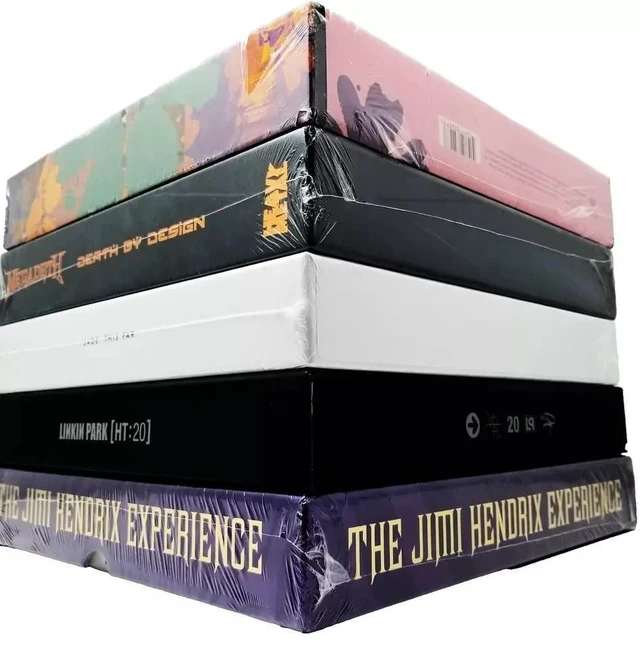 Alt view image 2 of 5 - XL Box Set Sleeves (10) + Flap 4mil Thick Strong USA Polyethylene Plastic for 33rpm LP Vinyl Record Album Boxset (+1 Free Dj Sticker)