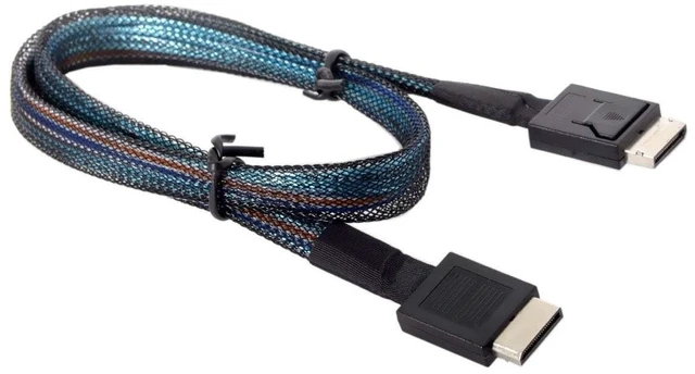 Main image of Valuegist OCuLink PCIe 4.0 Cable, Male to Male, 8Gbps Data Transfer, SFF-8611 4i Extension Cable for eGPU and SSD (39, Inches)