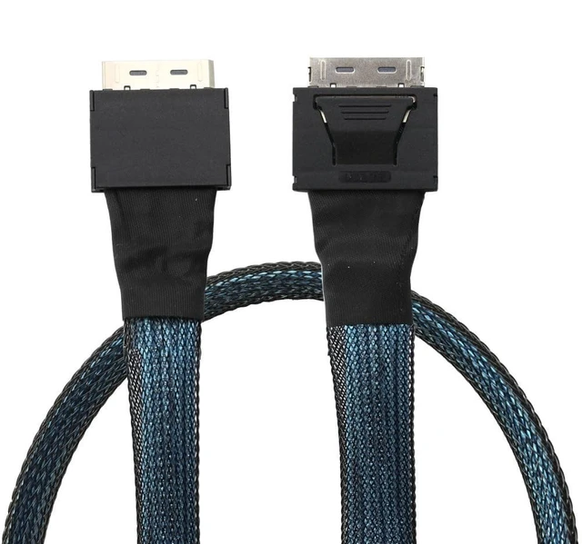 Alt view image 2 of 5 - Valuegist OCuLink PCIe 4.0 Cable, Male to Male, 8Gbps Data Transfer, SFF-8611 4i Extension Cable for eGPU and SSD (39, Inches)