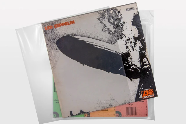 Alt view image 4 of 5 - Invest In Vinyl 100 Clear Plastic Protective LP Outer Sleeves 3 Mil. Vinyl Record Sleeves Album Covers 12.75" x 12.5" Provide Your LP Collection with The Proper Protection