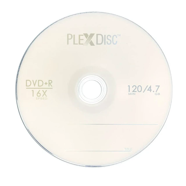 Alt view image 3 of 5 - PlexDisc DVD+R 4.7GB 16x Branded Recordable Media Disc - 100pk Cake Box (FFP) 63C-815-BX