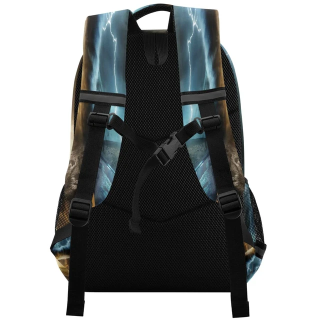 Alt view image 5 of 5 - Vozoza Powerful Tornado Backpack for Girls Kids Boys School Bookbags,Student Laptop Backpack Carrying Bag Casual Travel Packs