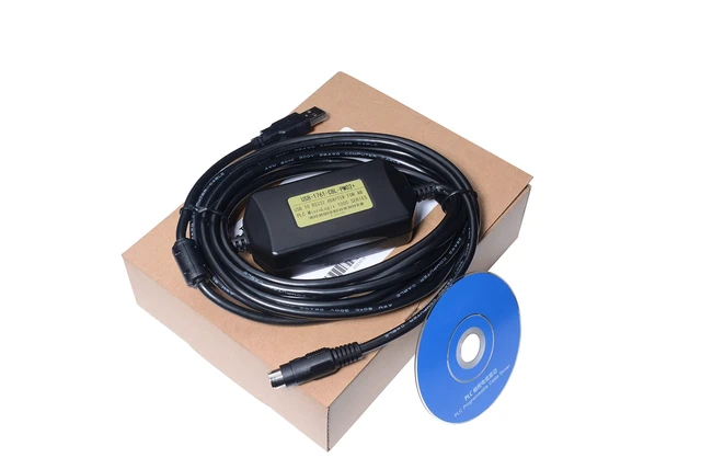 Alt view image 2 of 5 - Isolated PM02 Programming Cable USB-1761-CBL-PM02+ PLC Programming Cable for AB Micrologix 1000 1100 1200 1400 1500 Series, for 1761-CBL-PM02 Replacement, 6 FT