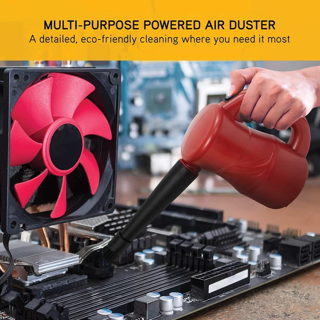 Alt view image 5 of 5 - XPOWER A-2S Electric Duster - RED