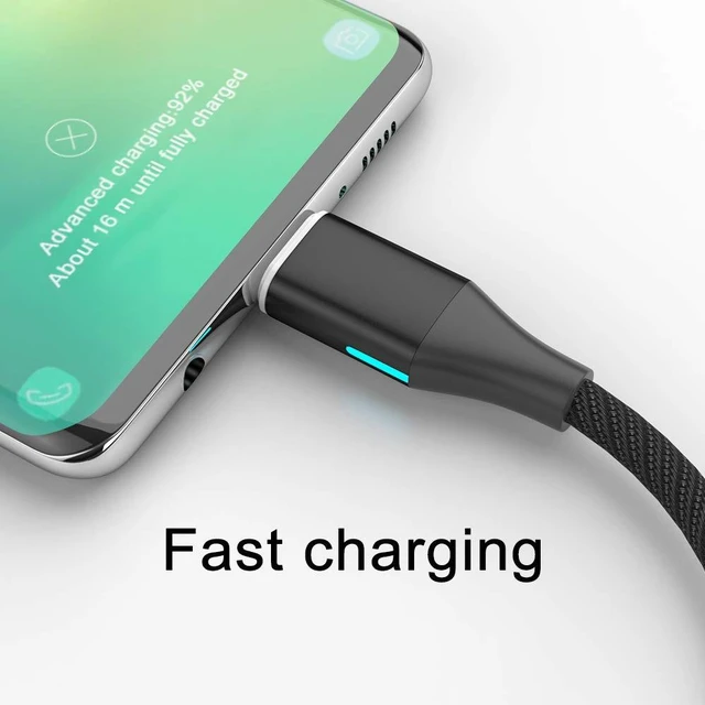 Alt view image 2 of 5 - N. NETDOT Gen 10 Magnetic Charging Cable, Fast Charging, Compatible with USB-C and Micro-USB Phones, 10 Tips Included (5 Pack,1ft/3.3ft/5ft/6.6ft/6.6ft)