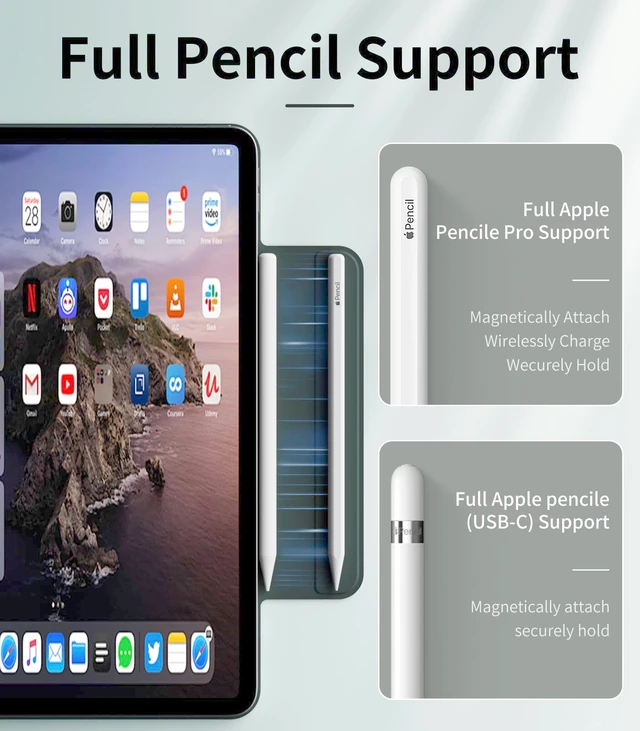 Alt view image 5 of 5 - GKABXY Magnetic Case iPad Pro 12.9 inch 6th/5th Generation (2022/2021)