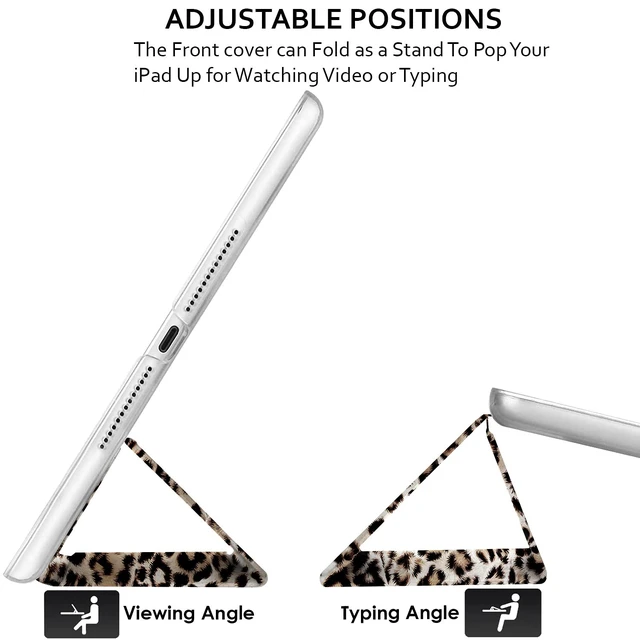 Alt view image 5 of 5 - DuraSafe Cases for iPad Pro 12.9 6th 5th 4th Gen Printed Case A2436 MHNF3LL/A MHNG3LL/A MNXR3LL/A MNXT3LL/A A2378 MHNF3LL/A MHNG3LL/A A2229 MY2H2LL/A A2461 MHNH3LL/A MHNJ3LL/A A2764 - Leopard