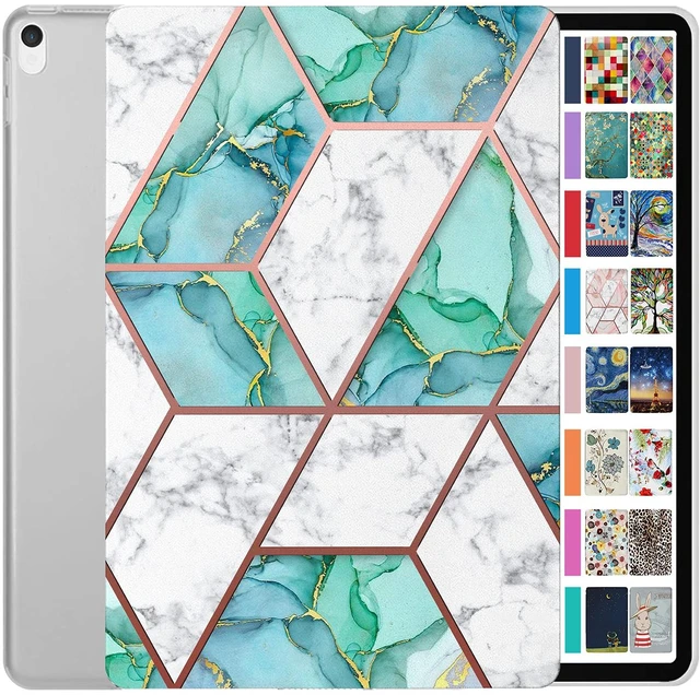 Main image of DuraSafe Cases for iPad Pro 12.9 2nd Gen 2017 Hard Back Printed Case A1670 MQDC2LL/A MQDD2LL/A MQDA2LL/A A1671 MP6H2LL/A MP6J2LL/A MP6G2LL/A MPL02LL/A MPL12LL/A A1821 MQEF2LL/A - Marble Green