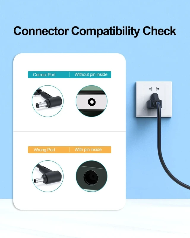 Alt view image 2 of 5 - 120W Power Charger Fit for Inogen One G1 G2 G3 G4 G5 and BA-503 BA-401 BA-403 BA-301 BA-303 All BA Models Long 10Ft Cord, Reliable, Safe Charging