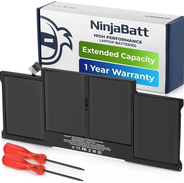 Main image of NinjaBatt A1466 Battery for Apple MacBook Air 13" A1369 A1405 A1377