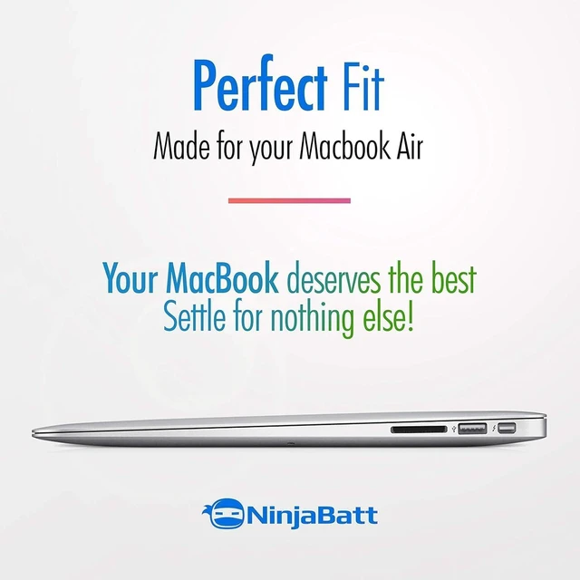 Alt view image 3 of 5 - NinjaBatt A1466 Battery for Apple MacBook Air 13" A1369 A1405 A1377