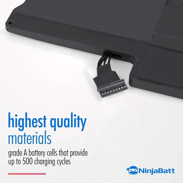 Alt view image 4 of 5 - NinjaBatt A1466 Battery for Apple MacBook Air 13" A1369 A1405 A1377