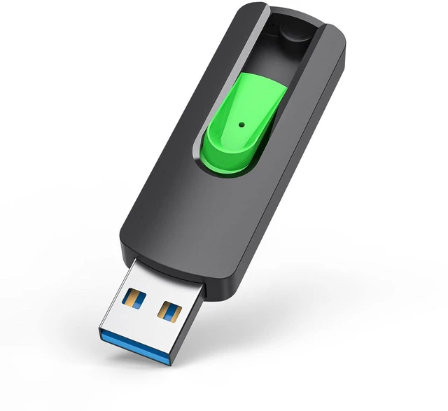 Main image of Aiibe 512GB USB 3.0 Flash Drive Thumb Drive USB Drive 512 GB Flash Drive Retractable Jump Drive 512GB for PC Laptop (Green)