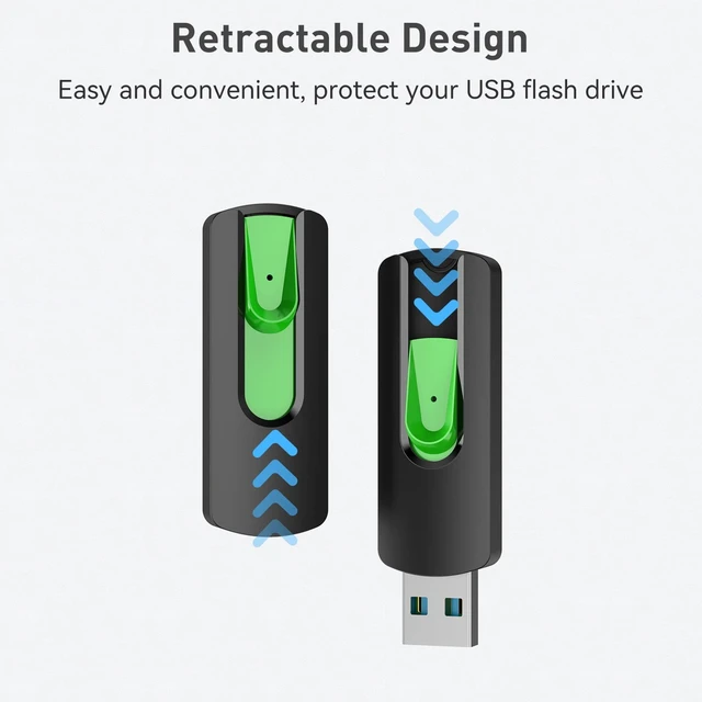 Alt view image 3 of 5 - Aiibe 32GB USB 3.0 Flash Drive 10 Pack 32GB USB Flash Drives Thumb Drive USB Memory Stick USB Drive for Data Storage (32 GB, 5 Mixed Colors)