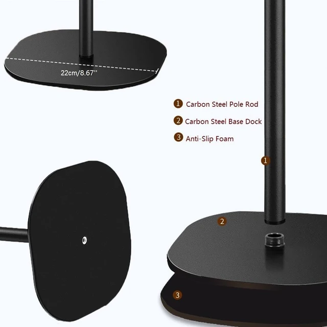Alt view image 5 of 5 - AceTaken Heavy-Duty Webcam Stand, 18-inch Desktop Webcam Tripod Holder Compatible with Razer Kiyo Pro Ultra 4K,Kiyo Pro,Kiyo X,Kiyo 1080p Webcams