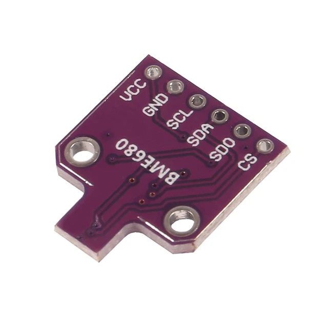 Alt view image 5 of 5 - ACEIRMC BME680 Digital Temperature Humidity Pressure Sensor Breakout Board Compatible for Arduino Raspberry Pi ESP8266 3~5VDC BME680 (2pcs)