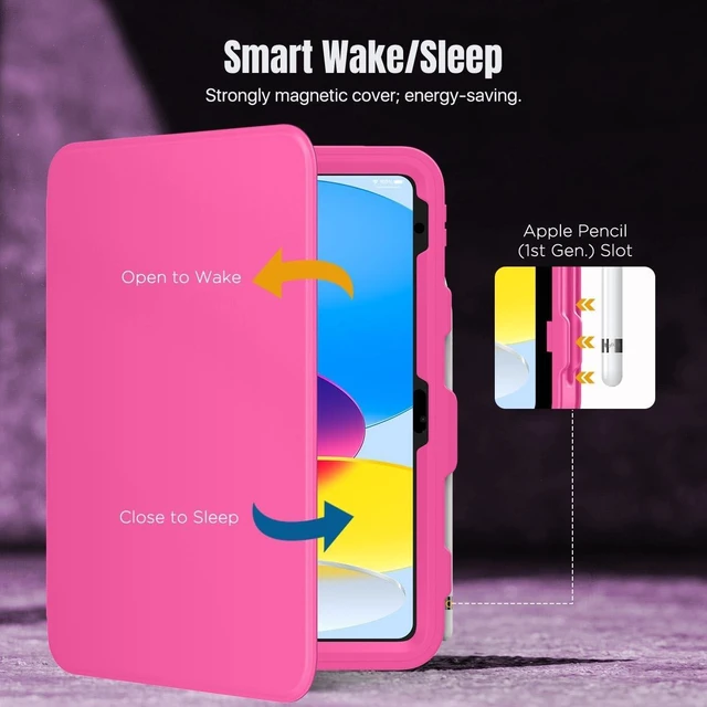 Alt view image 5 of 5 - MoKo for iPad (A16) 11th/10th Generation Case 2025/2022 with Pencil Holder