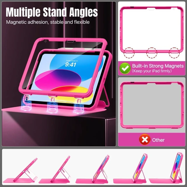 Alt view image 4 of 5 - MoKo for iPad (A16) 11th/10th Generation Case 2025/2022 with Pencil Holder