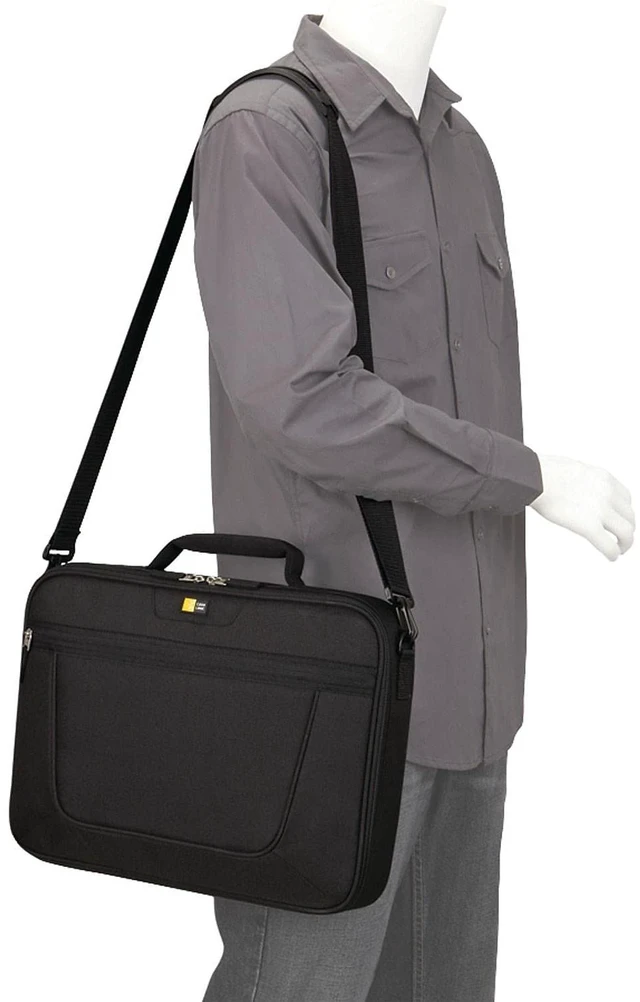 Alt view image 4 of 5 - Case Logic 15.6-Inch Laptop Case (VNCI-215) , Black , computer