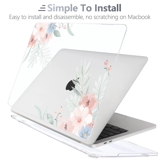 Alt view image 3 of 5 - Batianda LumiArt Case for MacBook Air 13 inch 2018-2020, Lovely Flowers