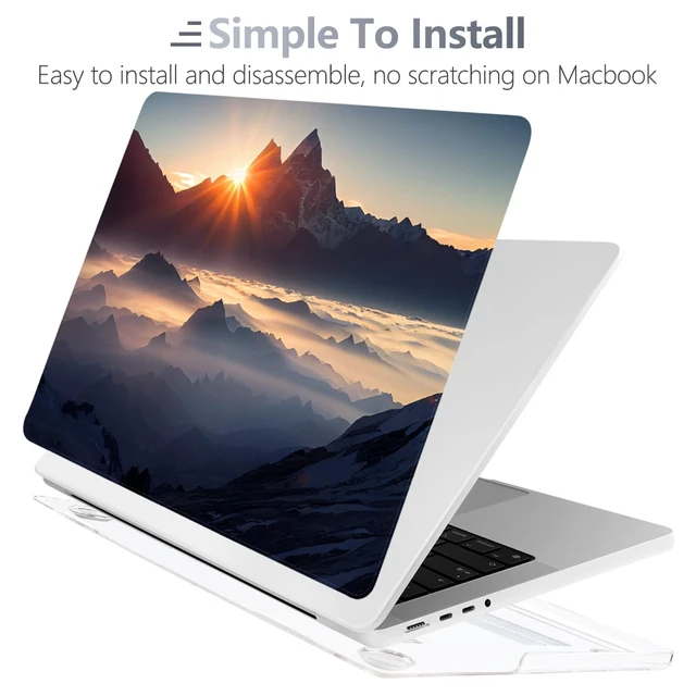 Alt view image 4 of 5 - Batianda AstroGrid Case for MacBook Pro 16 Inch 2026-2021, Sunrise