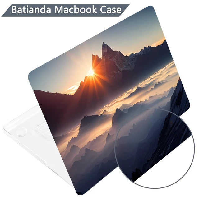 Alt view image 5 of 5 - Batianda AstroGrid Case for MacBook Pro 16 Inch 2026-2021, Sunrise