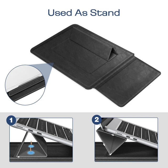 Alt view image 4 of 5 - Fintie Sleeve Case for MacBook Air 15.3'', Pro 16''/15'', Slim Bag Cover