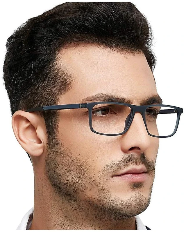 Main image of OCCI CHIARI Men's Blue Light Blocking Glasses Computer Screen Small Protection Glasses (Black, No Dioptrie)