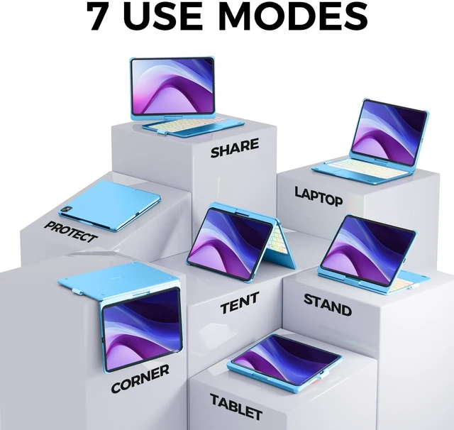 Alt view image 3 of 5 - NOKBABO Keyboard Case for iPad 10/11th A16, iPad Air 11(M4/M3/M2)