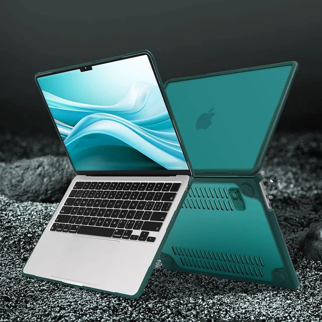 Alt view image 5 of 5 - MOSISO Compatible with MacBook Air 13 inch Case M5 M4 M3 M2, Teal Green