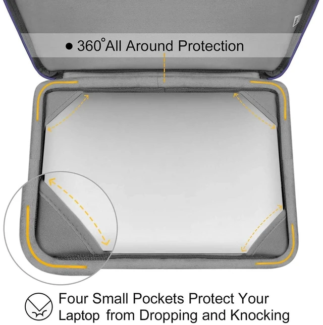 Alt view image 3 of 5 - MOSISO Compatible with MacBook Air 13 inch Case M5 2026 M4 M3 M2 2025-2022