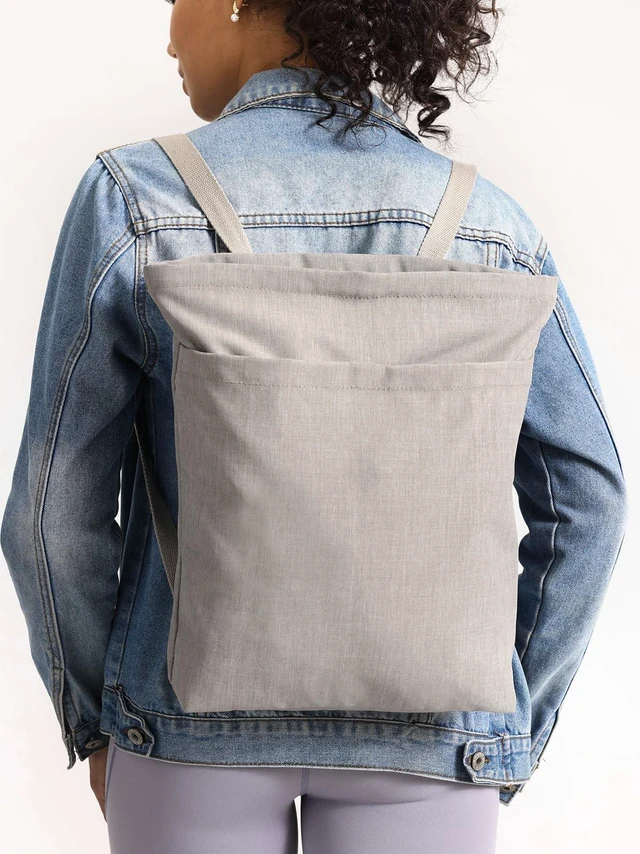 Alt view image 3 of 5 - FASTFAIRY Tote Bag Backpack 2 in 1 Waterproof, holds 14" laptop