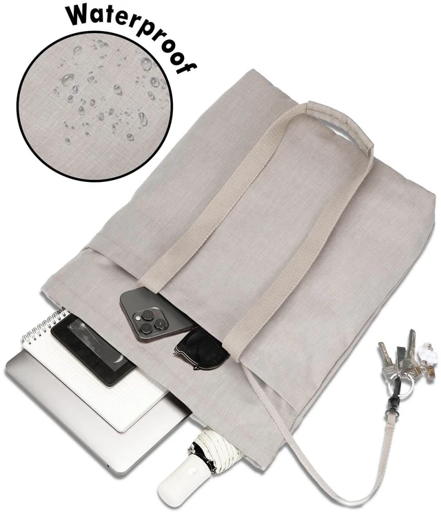 Alt view image 5 of 5 - FASTFAIRY Tote Bag Backpack 2 in 1 Waterproof, holds 14" laptop