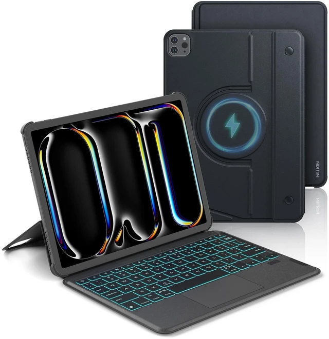 Main image of Nillkin Slim Keyboard Case for iPad Pro 11 M4 with Trackpad
