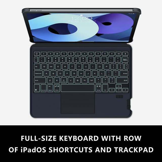Alt view image 5 of 5 - Nillkin Slim Keyboard Case for iPad Pro 11 M4 with Trackpad
