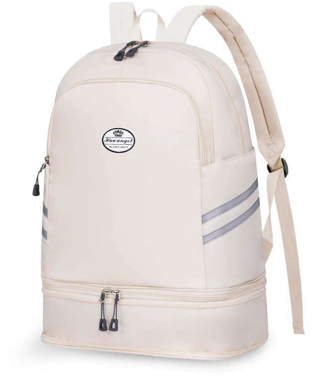 Main image of HUA ANGEL Waterproof Carry on Backpack for Men & Women Lightweight Laptop Travel Backpack with Shoe Compartment for Sports