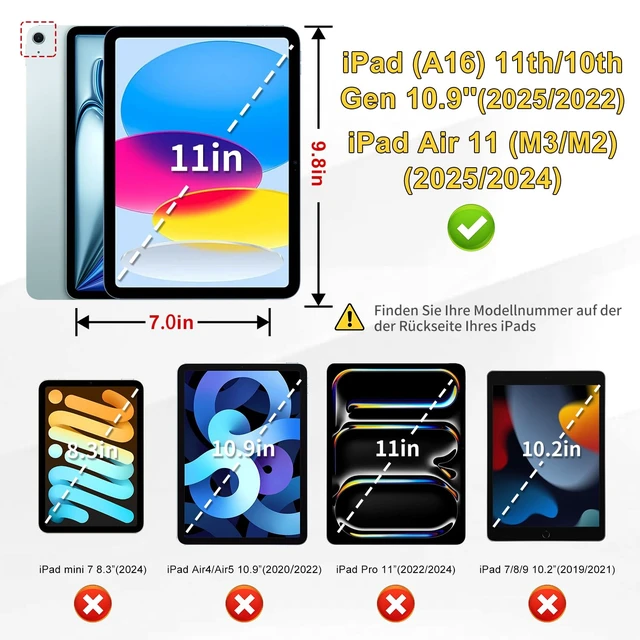 Alt view image 2 of 5 - Kids Case for iPad A16 11th/10th Gen & iPad Air 11inch M4/M3/M2 with Handle