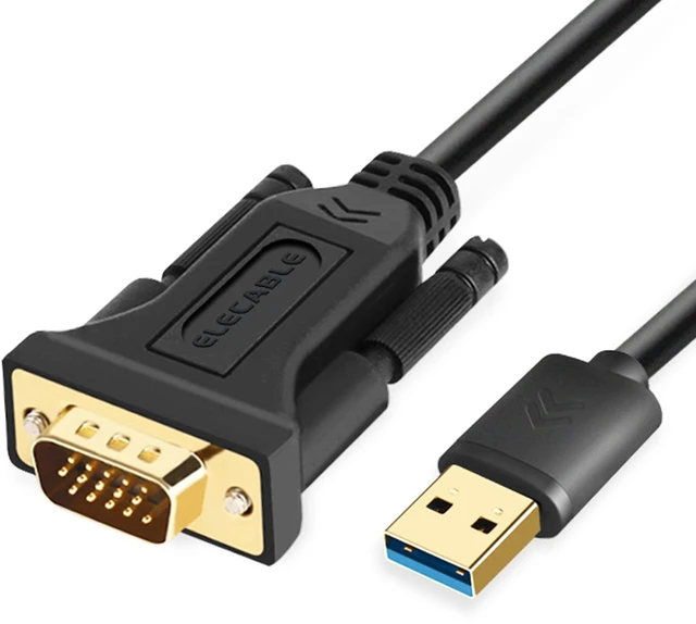 Main image of ELECABLE USB 3.0 to VGA Adapter Cable 6.5FT, Full HD 1080P Video Converter External Graphics Card for Monitor/Projector. (6.5FT)