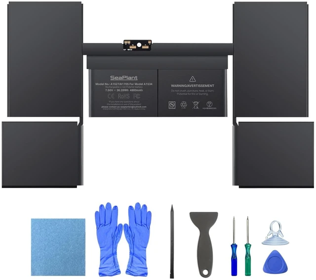 Main image of SeaPlant Replacement Battery for MacBook A1534, 12-Inch, 2015-2017