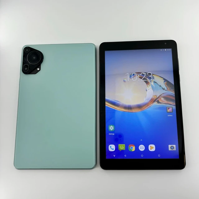 Alt view image 3 of 5 - Android Tablet,10.1inch Tablet PC with Keyboard & Cases, 8-Core CPU, T860 GPU, 3GB+128GB(TF 256G), 4G LTE Dual SIM, BT5.0, GPS, WiFi 5, Face Unlock, Dual Cameras, 5000mAh Battery (Green, G2)