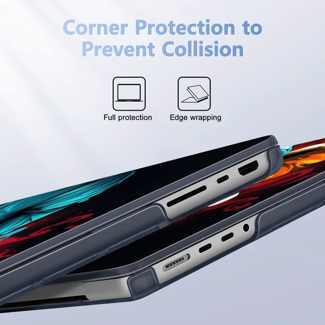 Alt view image 3 of 5 - Lepeoac Case for M5 MacBook Pro 14 inch 2026 Model A3427 A3426 Fit 2025-2021 Model A3434 A3112 M4 A3112 A3401 A3185 M3 A2918 A2992 M2 A2779 M1 A2442 Pro/Max Cover, Elephant Hoodie