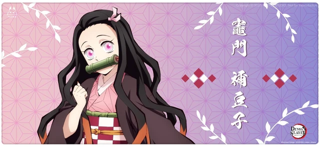 Main image of ARBITER X Demon Slayer: Kimetsu No Yaiba S2 Collection - XL Cloth Gaming Mousepad, 900x400mm, Flat Stitched Edge, Non-Slip Rubber Base, Officially Licensed - NEZUKO
