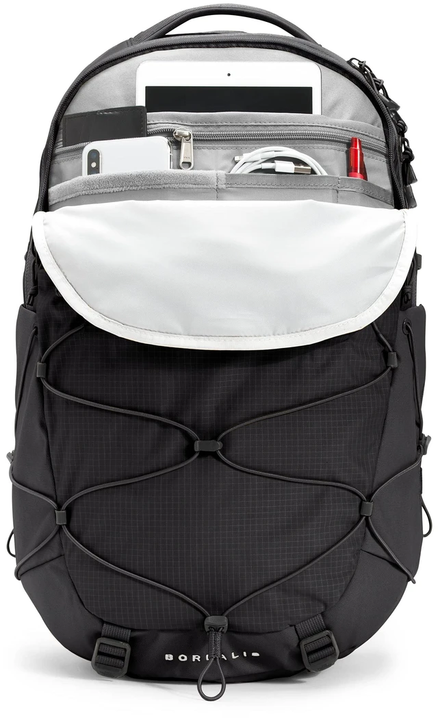 Alt view image 5 of 5 - The North Face Women's Borealis Commuter Laptop Backpack, TNF Black/TNF White, One Size