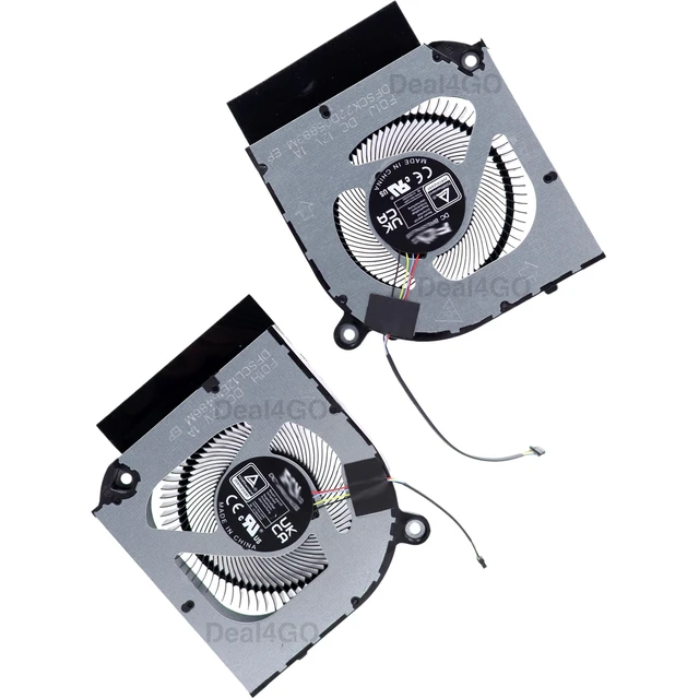 Alt view image 3 of 5 - Deal4GO CPU & GPU Graphics Cooling Fan Replacement for Acer Predator Helios Neo PHN16-71 PHN18-71 PHN16-71-76H5 PHN18-71-99RC