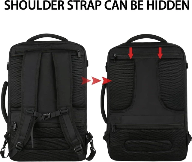 Alt view image 3 of 5 - Vancropak 35L Carry on Bags for Airplanes, Luggage Backpack for Travel