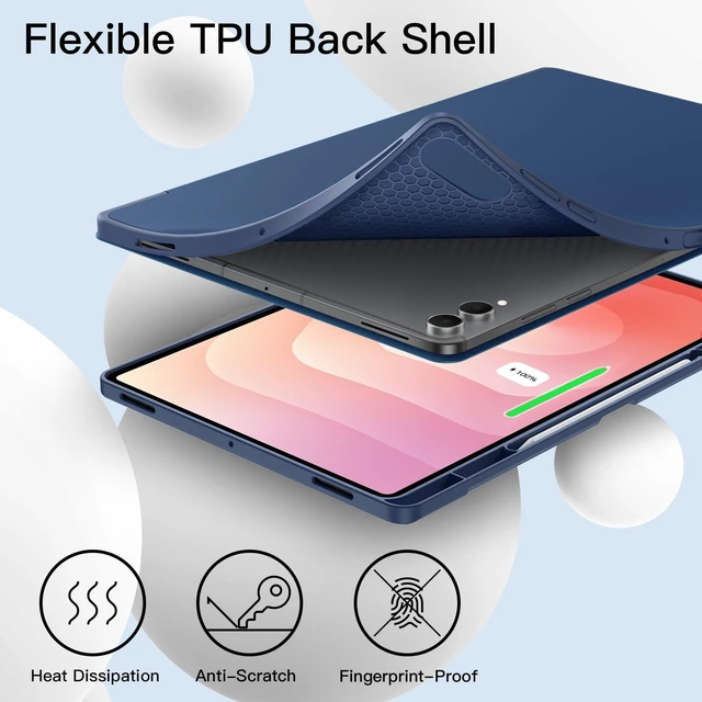 Alt view image 4 of 5 - JETech Case for Samsung Galaxy Tab S11 Ultra, Navy