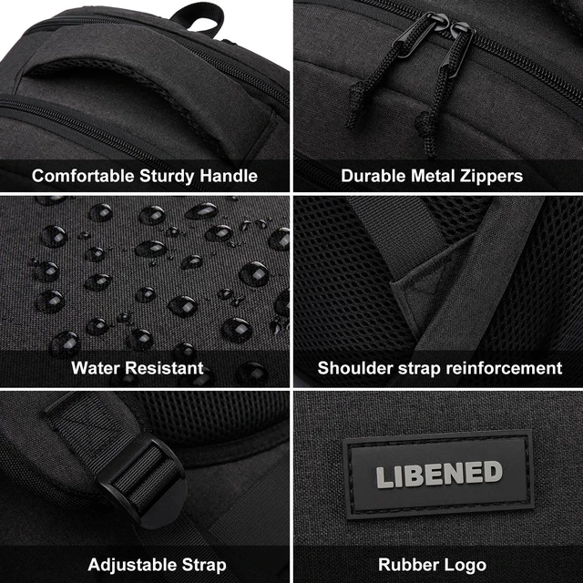 Alt view image 4 of 5 - LIBENED Backpack for Boys, Sturdy Backpack 36L for Boys Middle High School