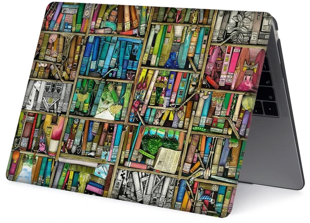 Alt view image 4 of 5 - Laptop Case Compatible with MacBook Air 13 Inch Case 2020 2019 2018 Release M1 A2337 A2179 A1932 with Retina Display & Touch ID, Plastic Hard Shell Cover & Keyboard Cover Skin, Book